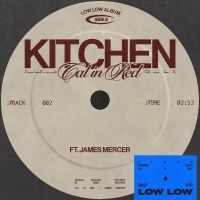 Cal in Red X James Mercer - Kitchen